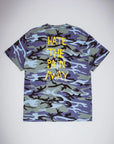 Fucking Awesome Hate The Pain Away Short Sleeve Tee Blue Camo - ARROW & BEAST