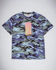 Fucking Awesome Hate The Pain Away Short Sleeve Tee Blue Camo - ARROW & BEAST