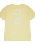 Fucking Awesome Hate The Pain Away Short Sleeve Tee Yellow - ARROW & BEAST