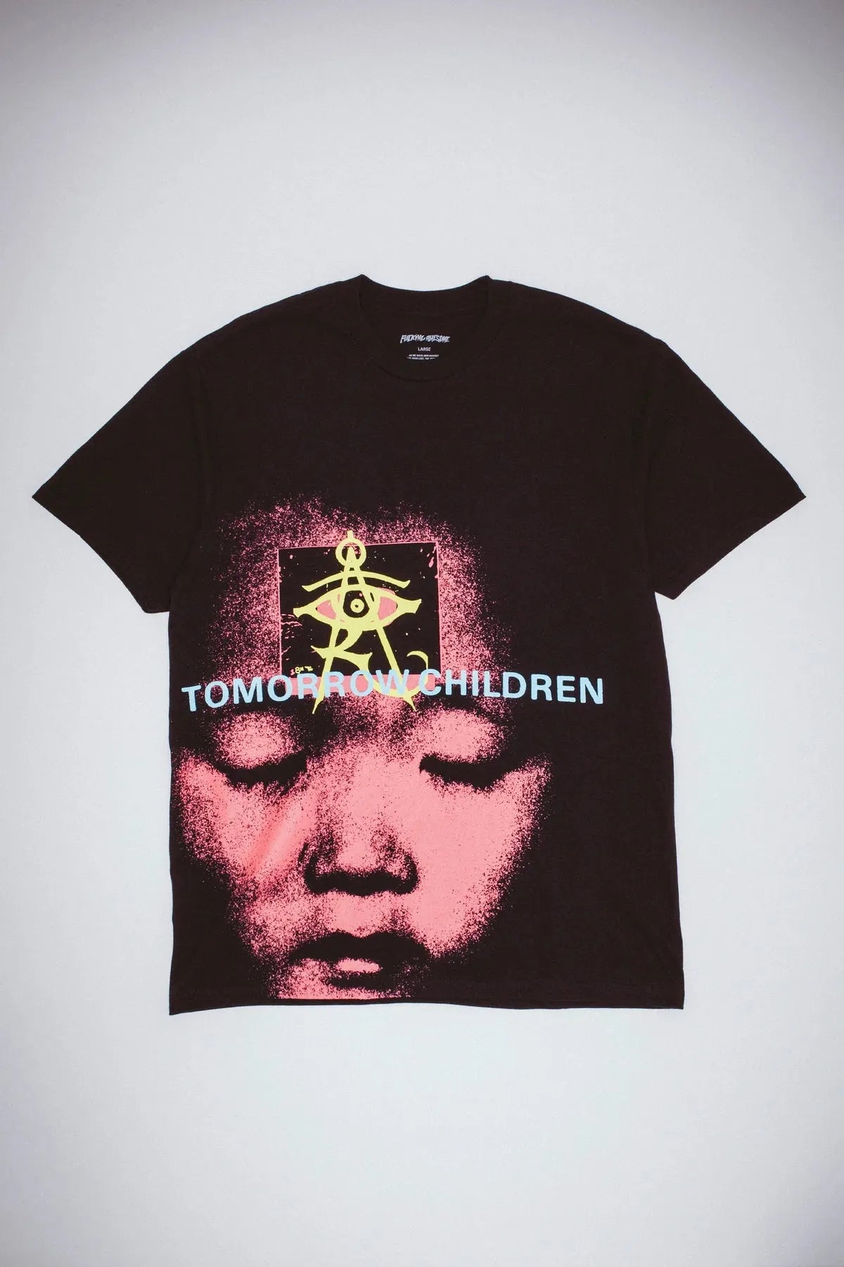 Fucking Awesome Tomorrow Children Test Print Tee Black - ARROW & BEAST