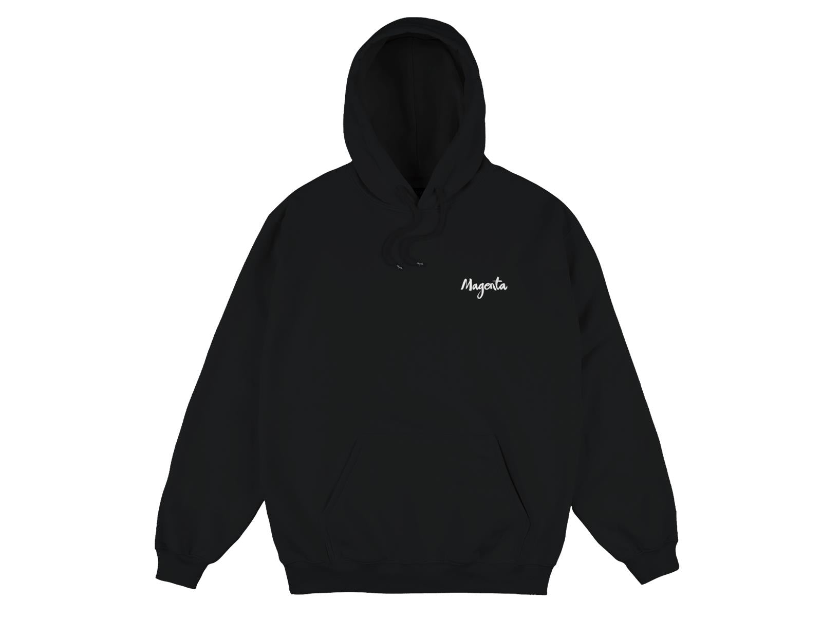 Magenta Skateboards - PETIT VELOURS HOODIE - BLACK - Black