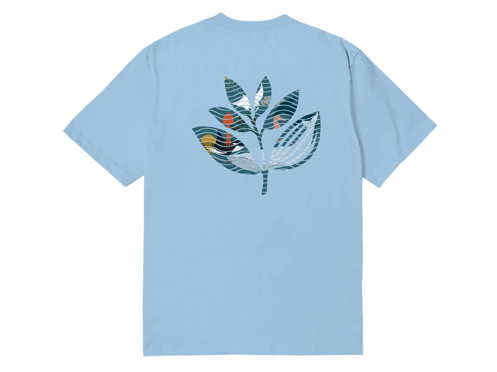 Magenta Skateboards - WHALE PLANT TEE - BLUE - Blue