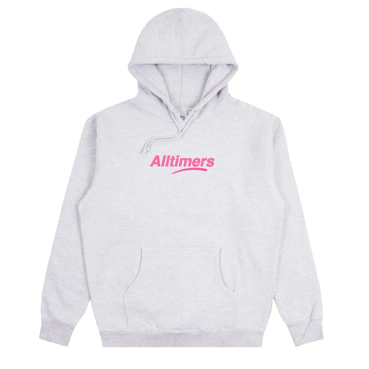 Alltimers - Medium Estate Embroidered Hoodie - Heather Grey - ARROW & BEAST