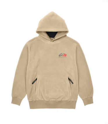 Rave Skateboards - F&amp;B fleece hoodie light sand