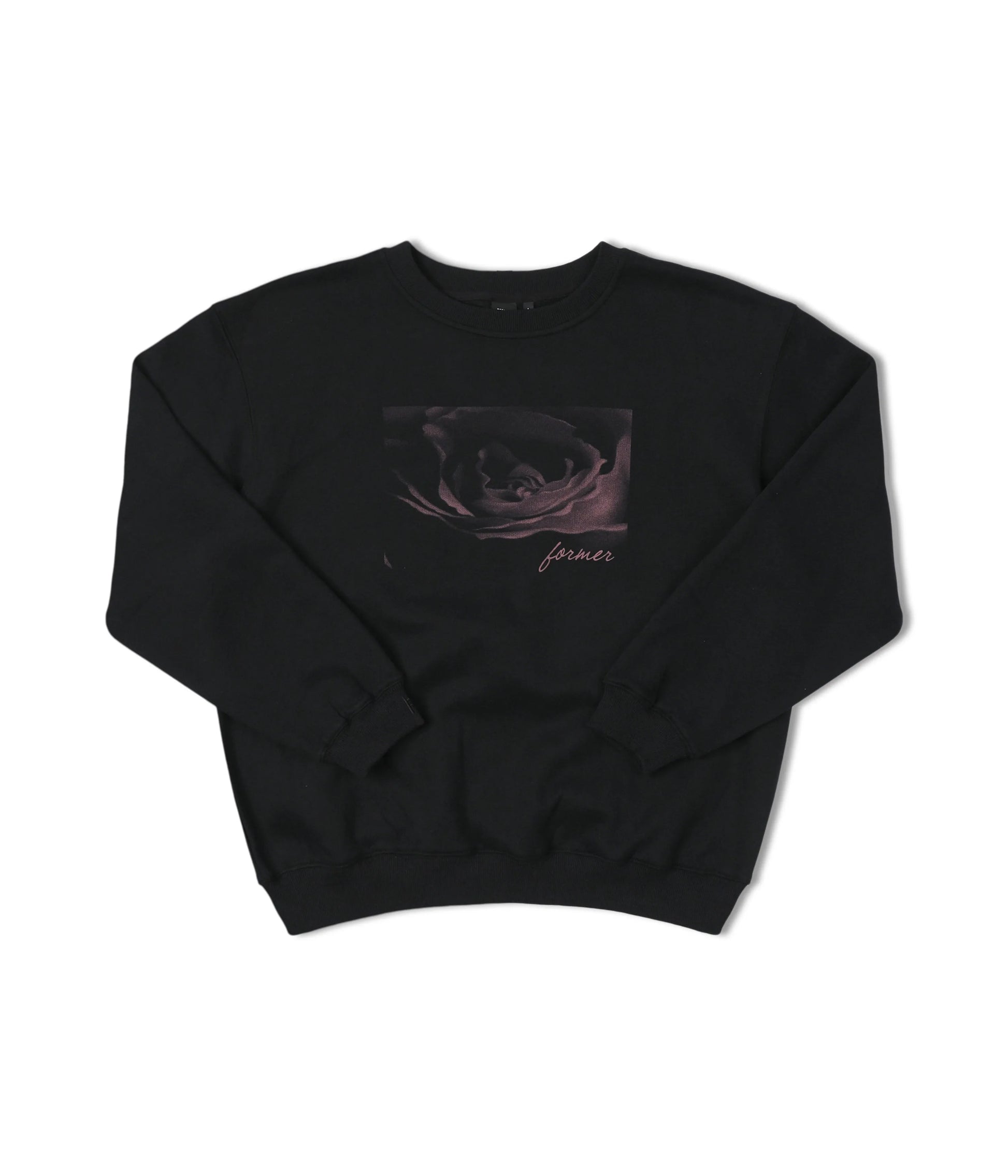 Former Merchandise - BLOOM CREW - Black - ARROW & BEAST