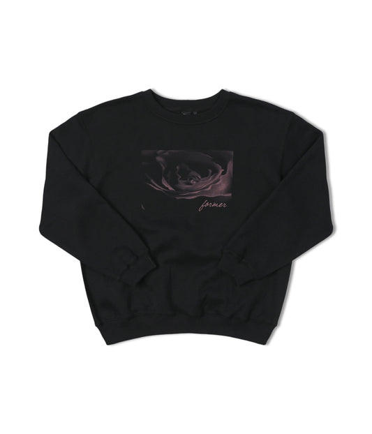 Former Merchandise - BLOOM CREW - Black - ARROW & BEAST
