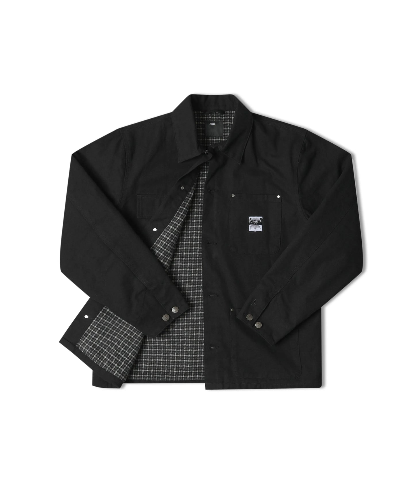 Former Merchandise - PRESS CHORE JACKET - Black - ARROW & BEAST