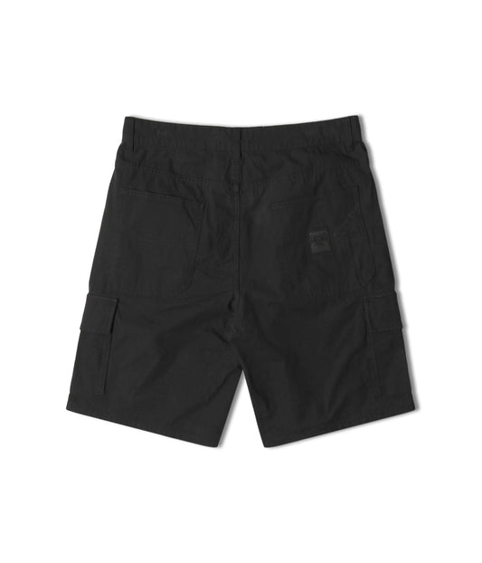 Former Merchandise - DISTEND CARGO WALKSHORT - Washed Black - ARROW & BEAST