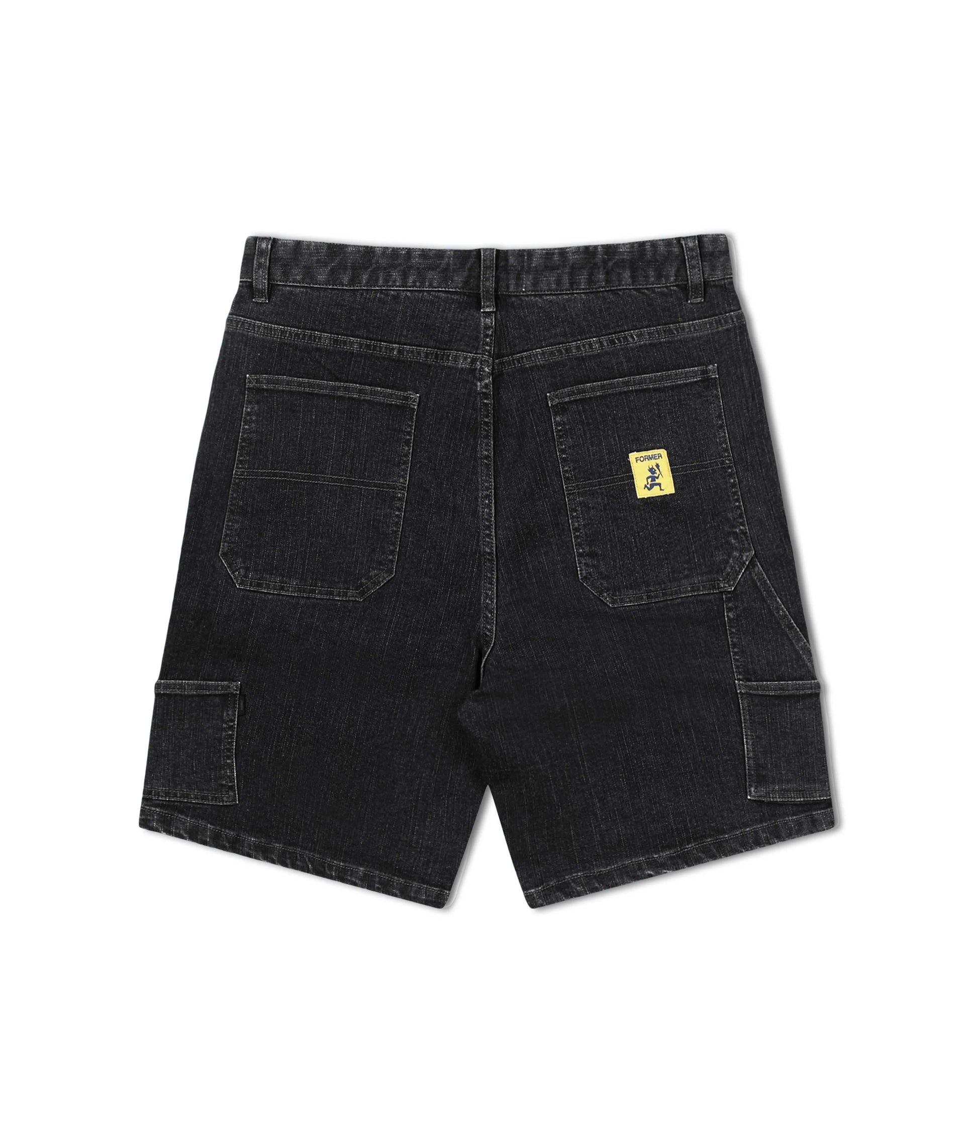 Former Merchandise - REYNOLDS DISTEND WALKSHORT - Black Stone - ARROW & BEAST