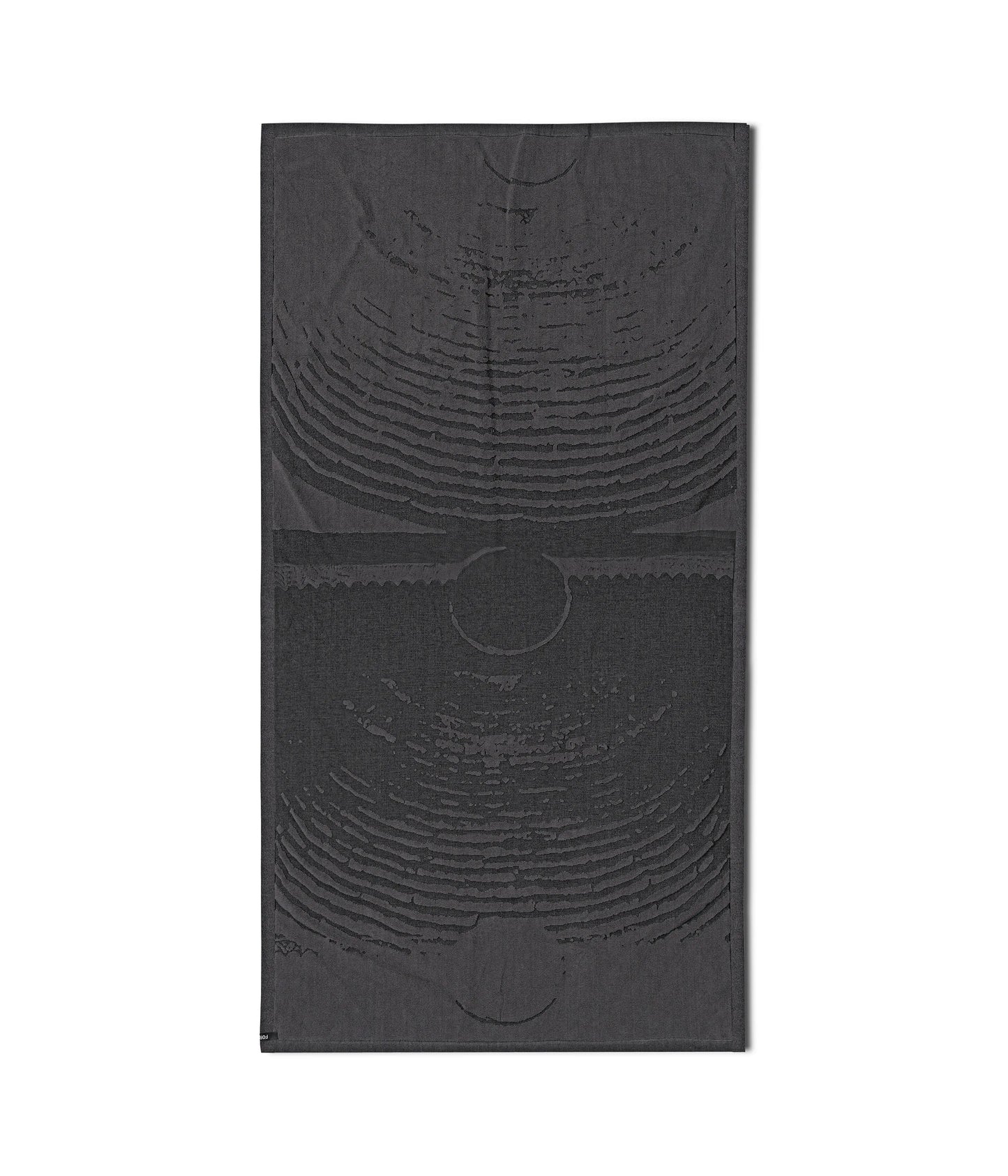 Former Merchandise - CRUX BEACH TOWEL - BLACK CHARCOAL - ARROW & BEAST