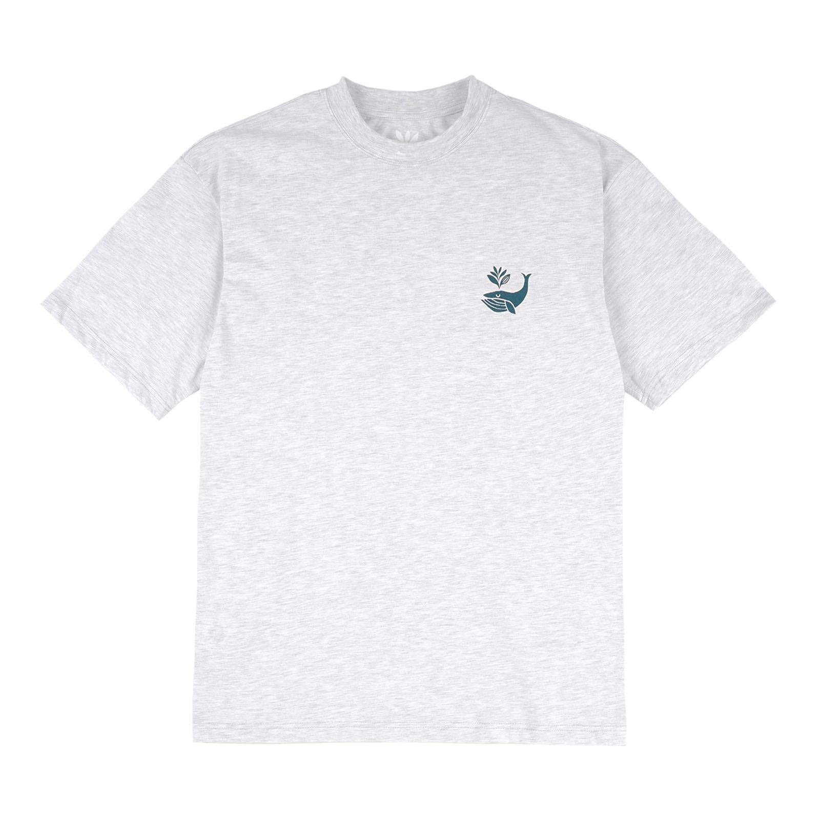 Magenta Skateboards - WHALE PLANT TEE - ASH - Ash