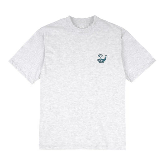 Magenta Skateboards - WHALE PLANT TEE - ASH - Ash - ARROW & BEAST