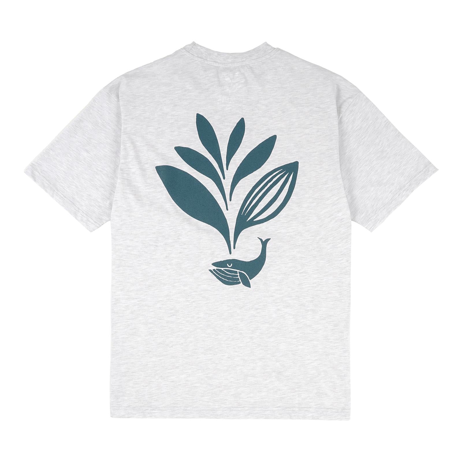 Magenta Skateboards - WHALE PLANT TEE - ASH - Ash