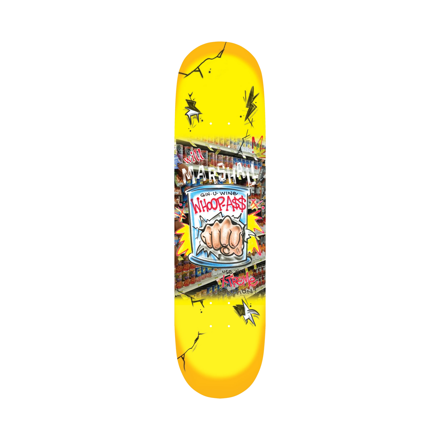 Alltimers Will Whoop Ass Deck Yellow - ARROW & BEAST