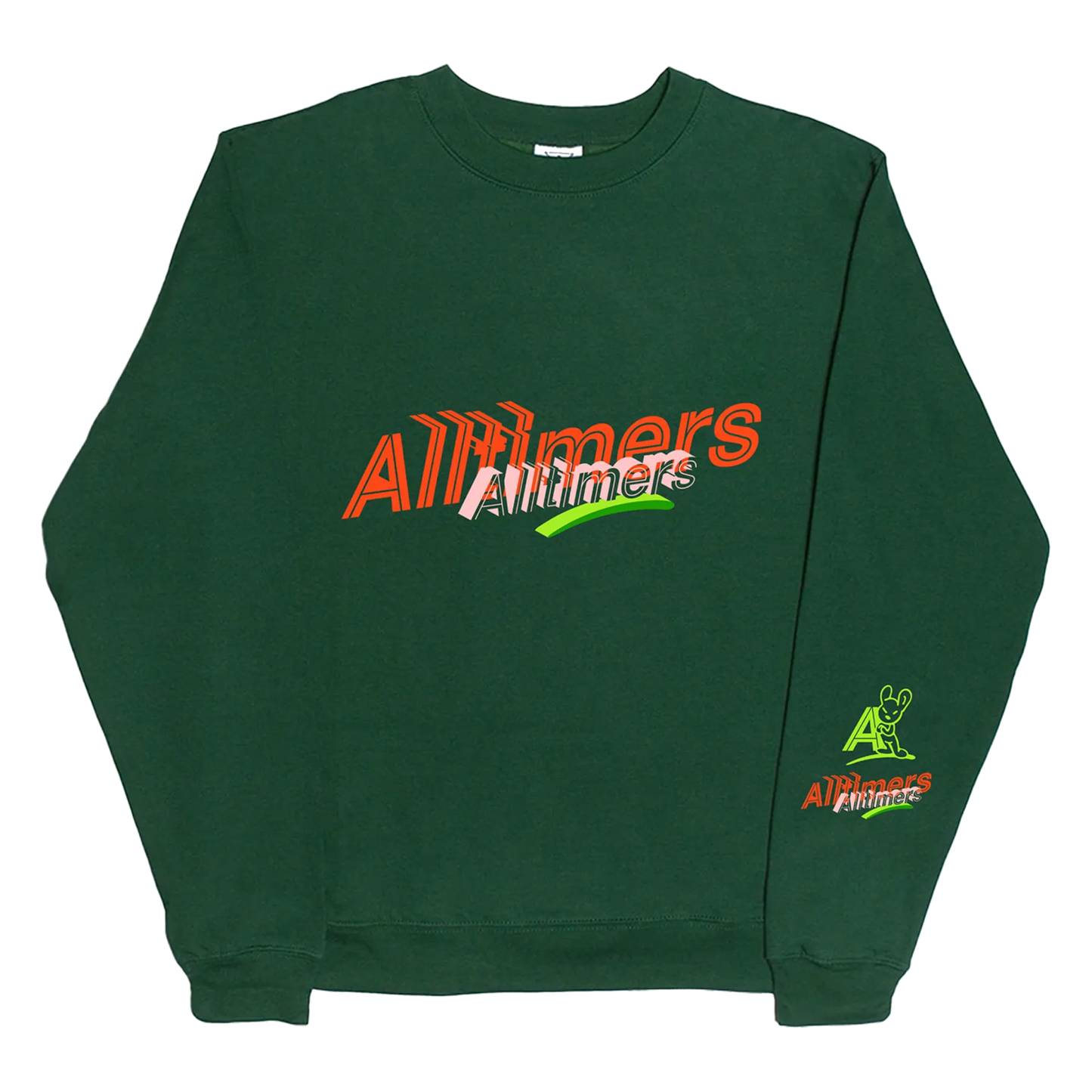 Alltimers Layers Crew Alpine Green - ARROW & BEAST
