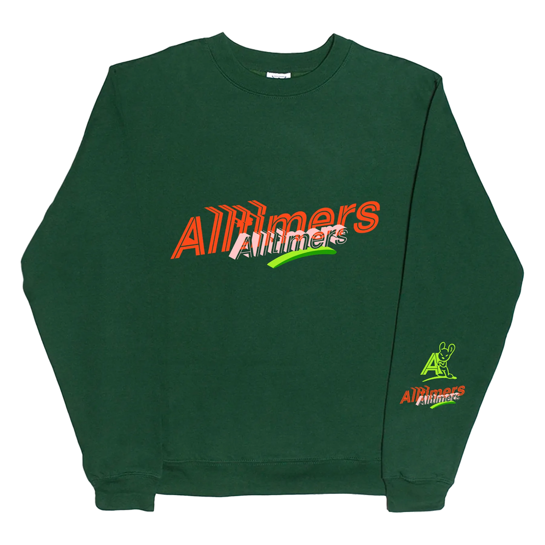 Alltimers Layers Crew Alpine Green - ARROW & BEAST