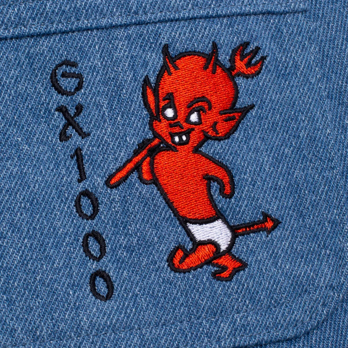 GX1000 Eband Denim Shorts Light Denim Wash - ARROW & BEAST