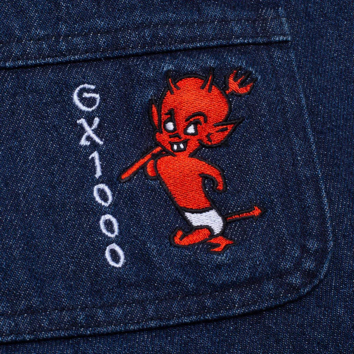 GX1000 Eband Denim Shorts Dark Denim Wash - ARROW & BEAST