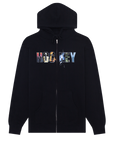 Hockey Skateboards - Dave's Arena Zip Up Hoodie - Black