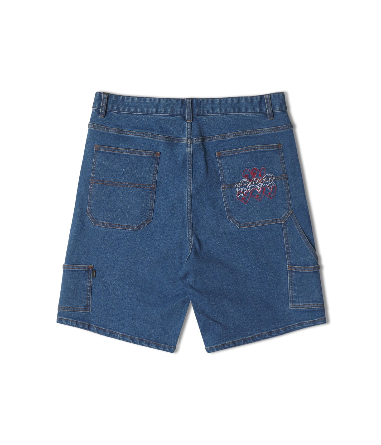 Former Merchandise - DISTEND DENIM WALKSHORT - Dark Blue Denim - ARROW & BEAST
