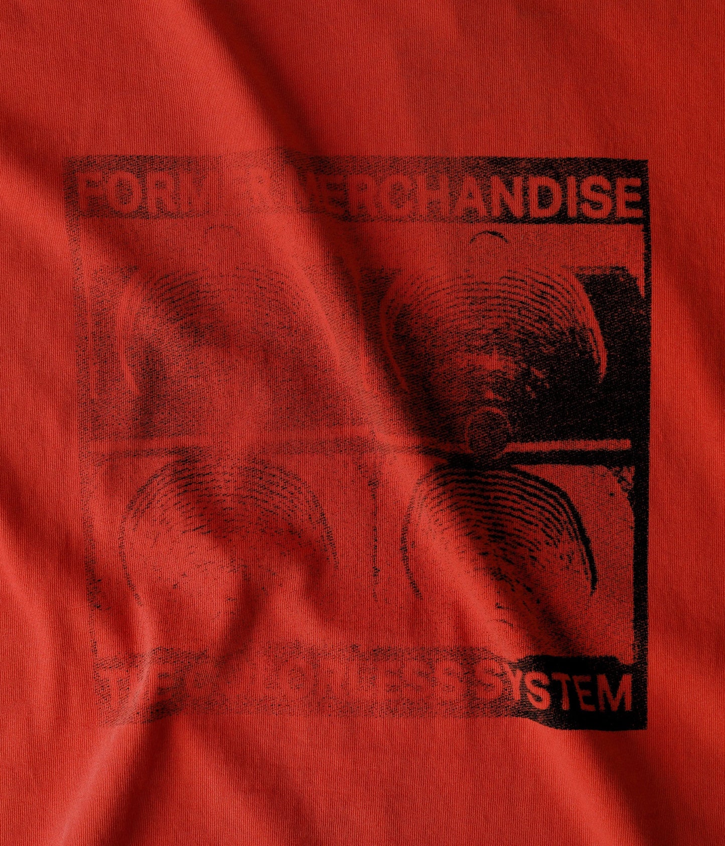 Former Merchandise - CRUX SCAN T-SHIRT - Orange - ARROW & BEAST