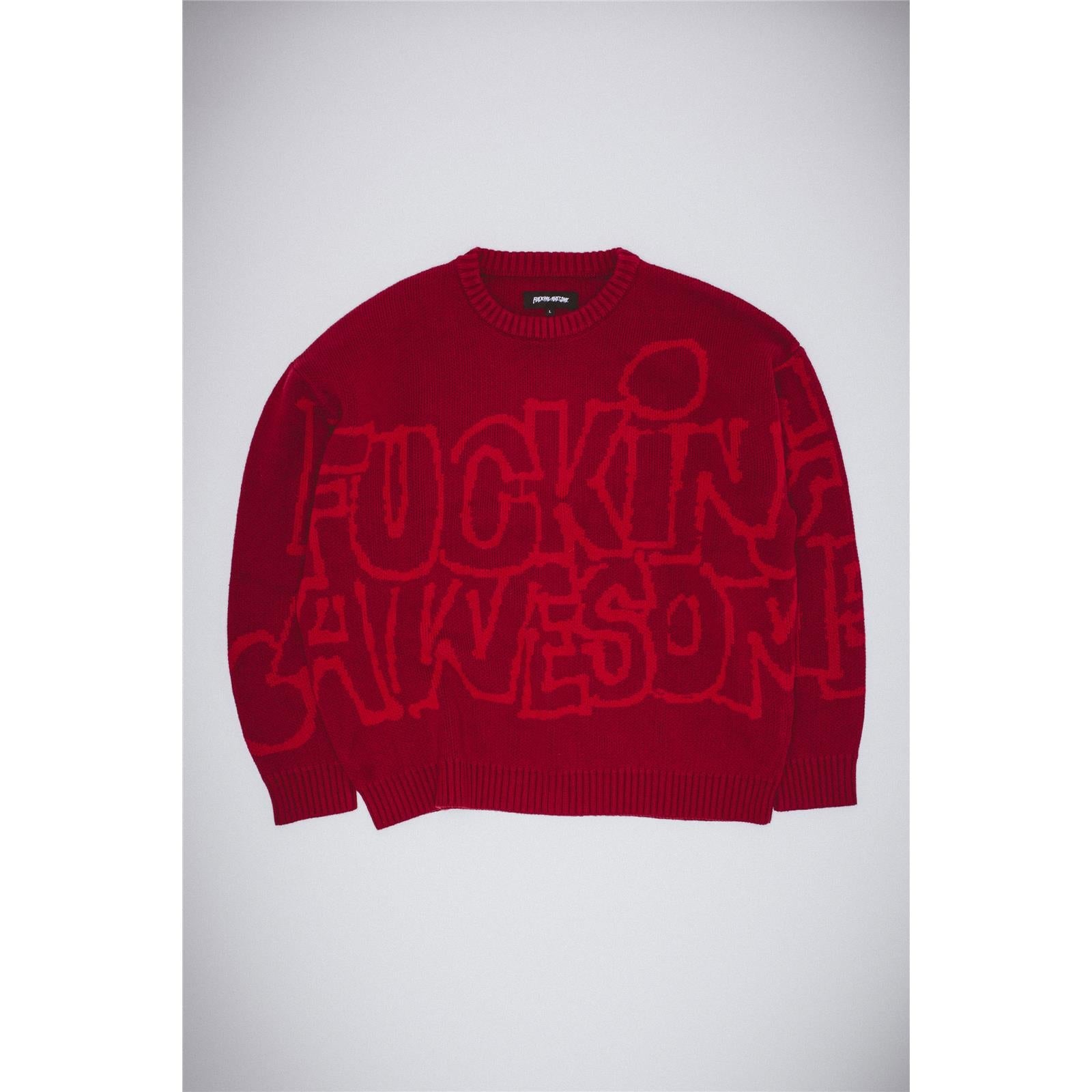 Fucking Awesome - PBS Sweater - Red