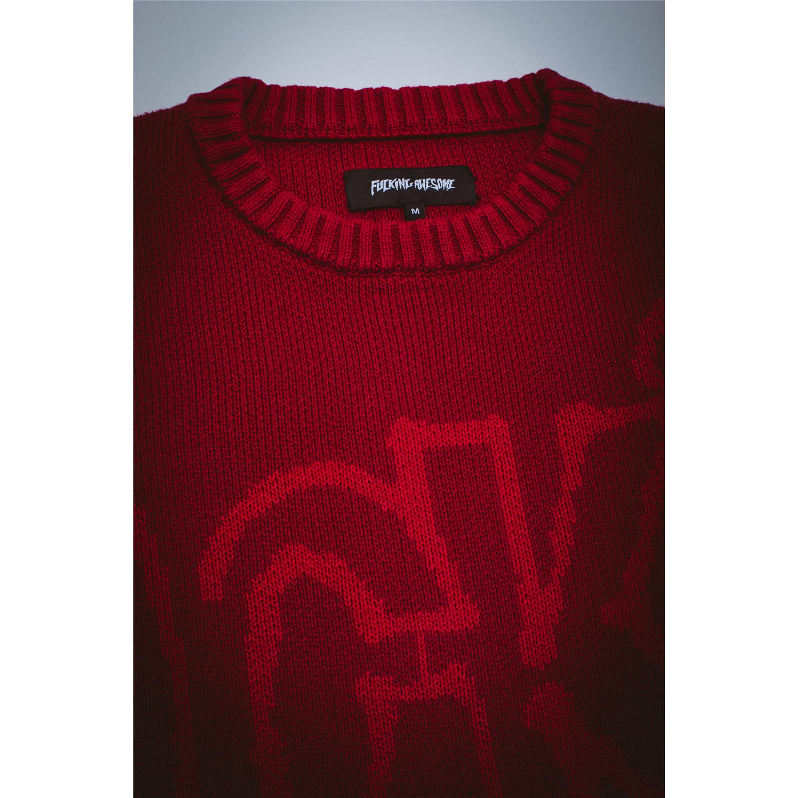 Fucking Awesome - PBS Sweater - Red