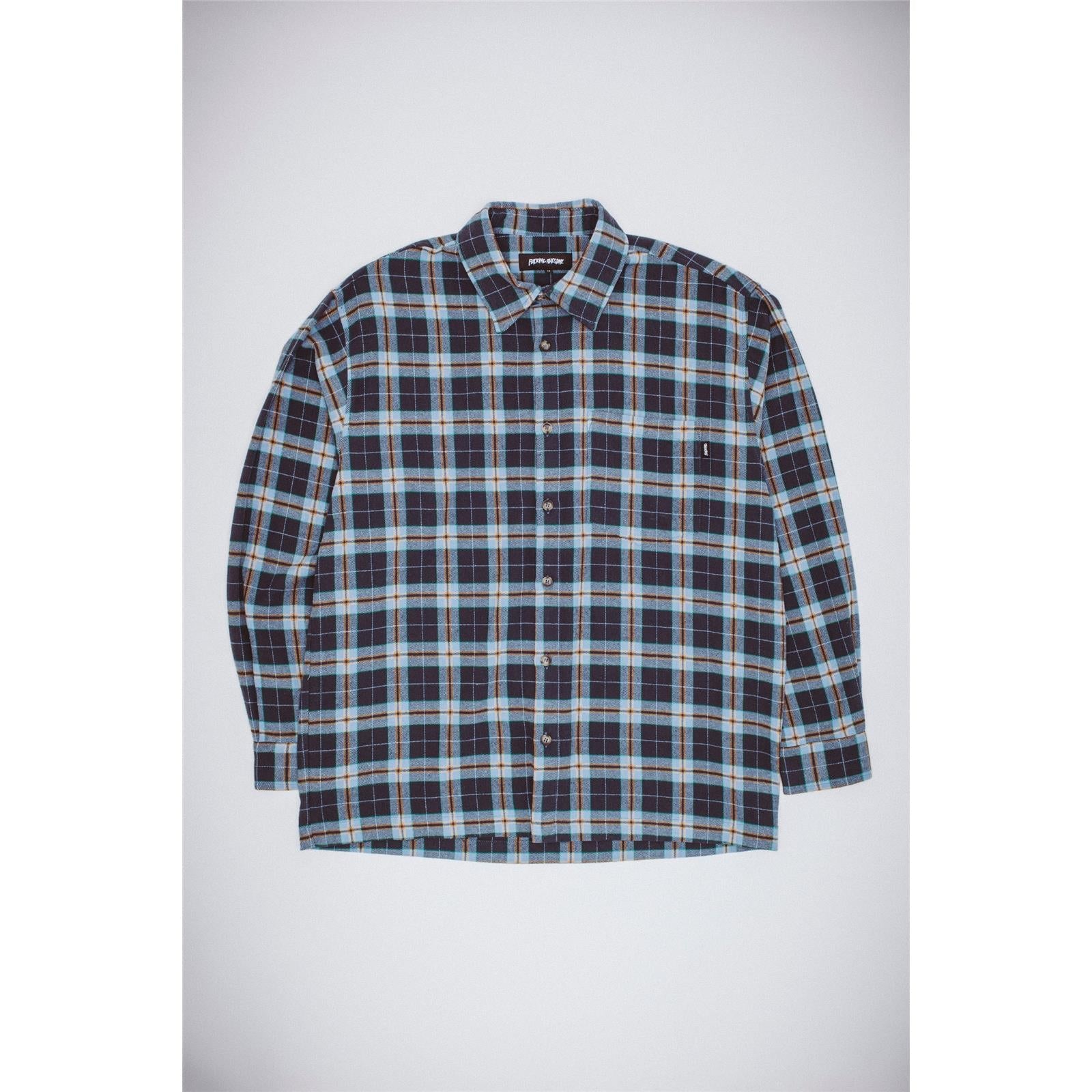 Fucking Awesome - Lightweight Flannel - Blue Plaid