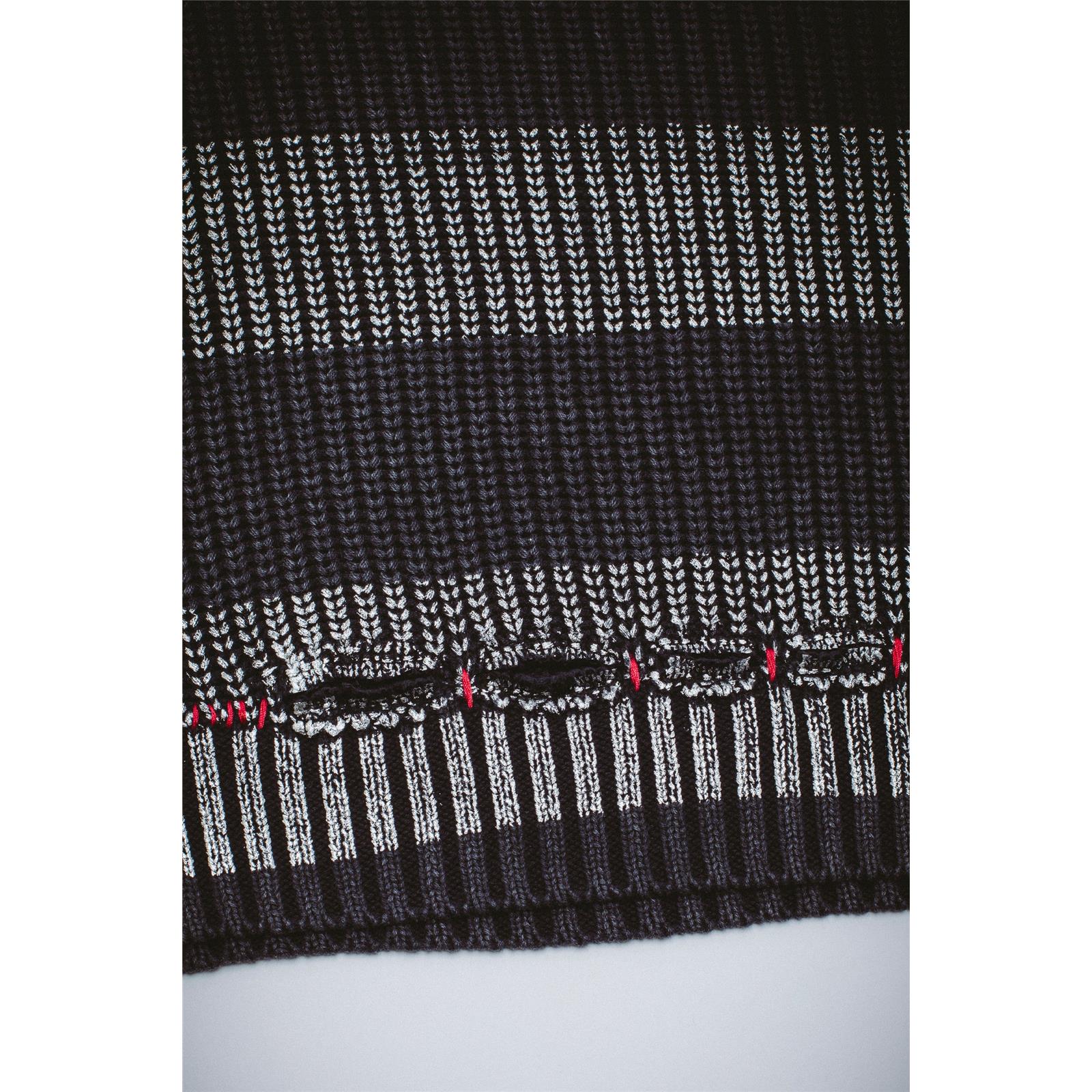 Fucking Awesome - Striped Sweater - Black/Silver/Striped