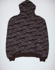 Fucking Awesome - AOP Stamp Zipped Hoodie - Black/Reflective