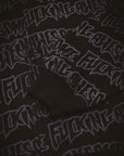 Fucking Awesome - AOP Stamp Zipped Hoodie - Black/Reflective