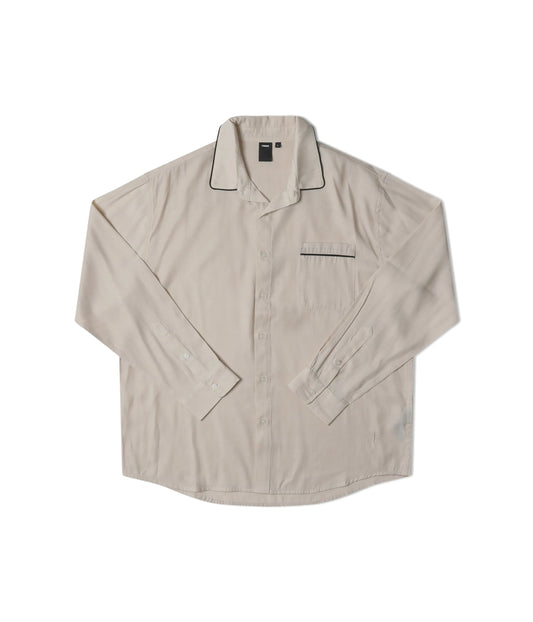 Former Merchandise - VIVIAN VALE LS SHIRT - Bone Black - ARROW & BEAST