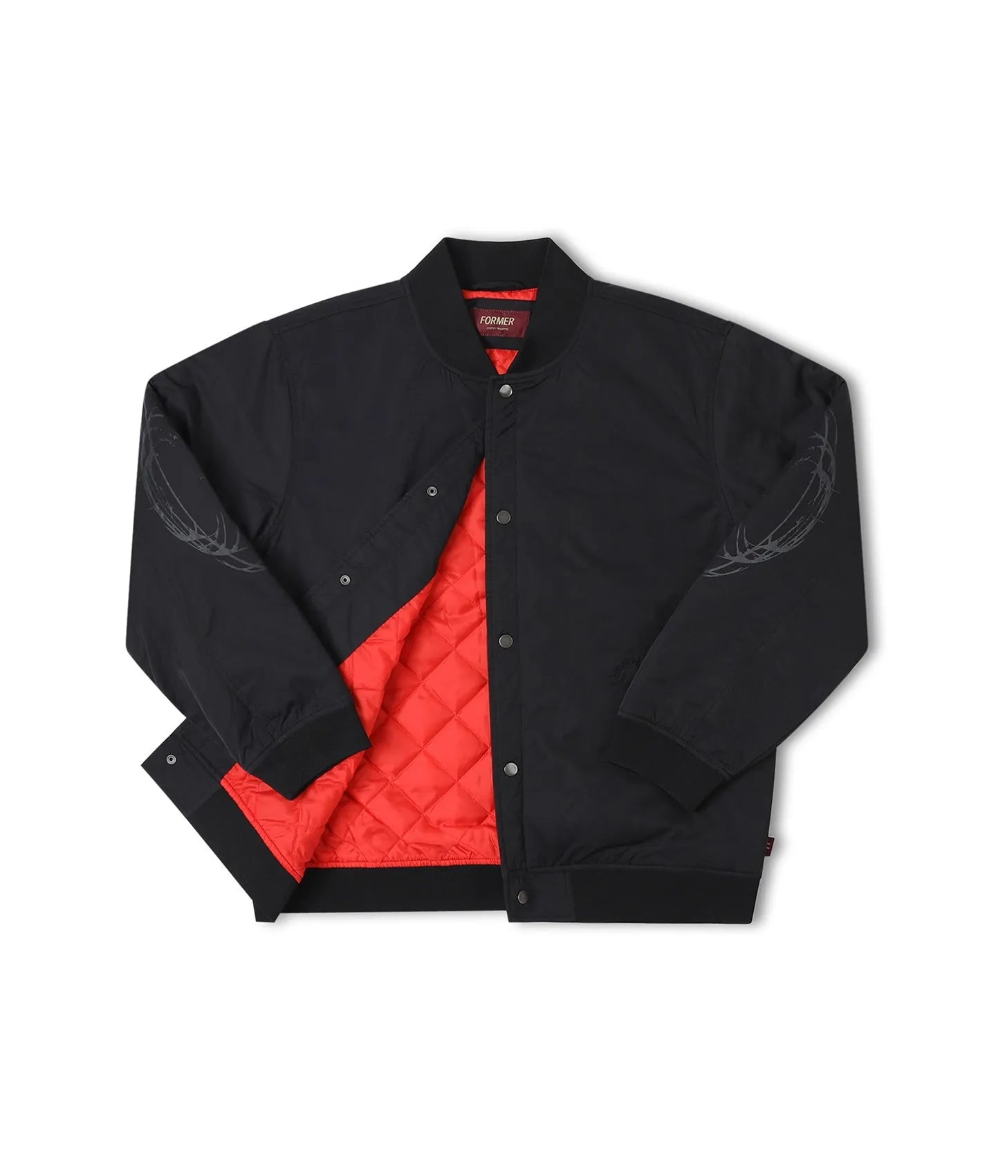 Former Merchandise - AG VARSITY COIL JACKET - BLACK - ARROW & BEAST