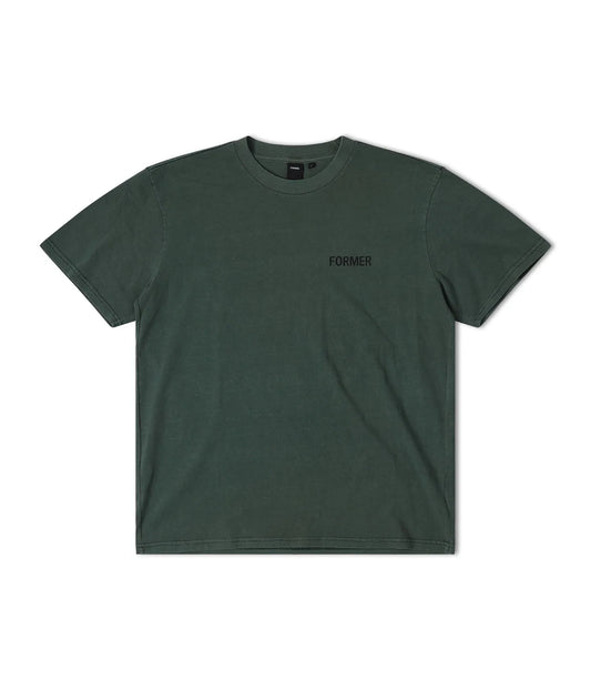 Former Merchandise - CRUX SCRATCH T-SHIRT - WASHED GREEN - ARROW & BEAST