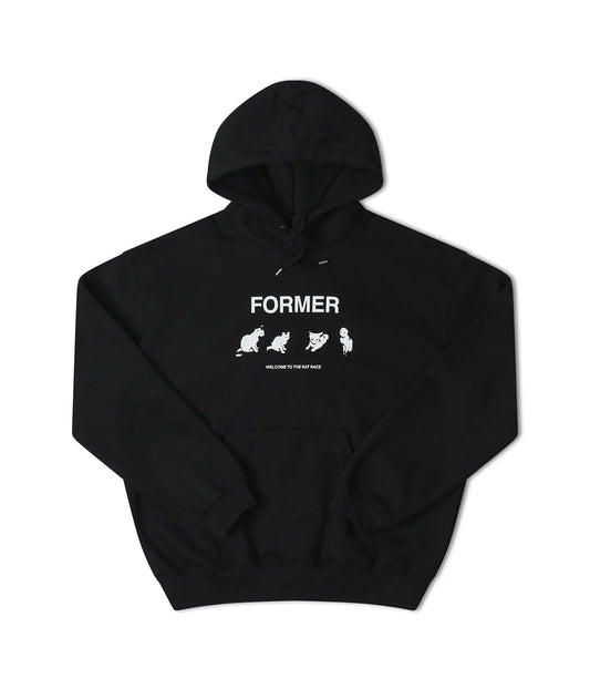 Former Merchandise - KITTY LITTER HOOD - BLACK - ARROW & BEAST