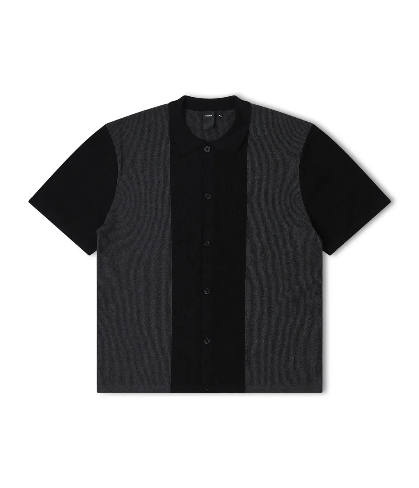 Former Merchandise Marilyn Knit Tee Black Charcoal - ARROW & BEAST