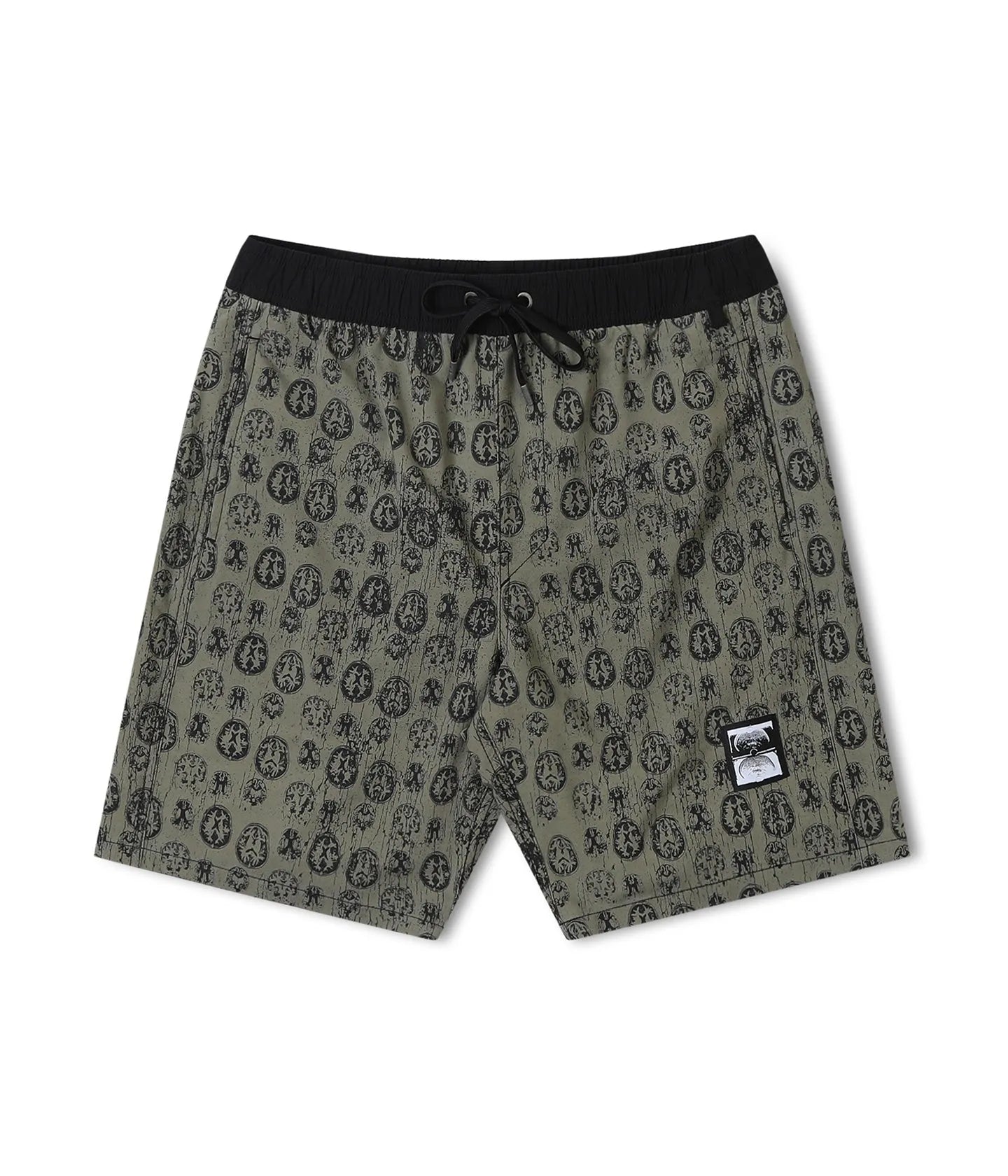 Former Merchandise - SWANS RUMINATION SWIM TRUNK - BLACK SAGE - ARROW & BEAST