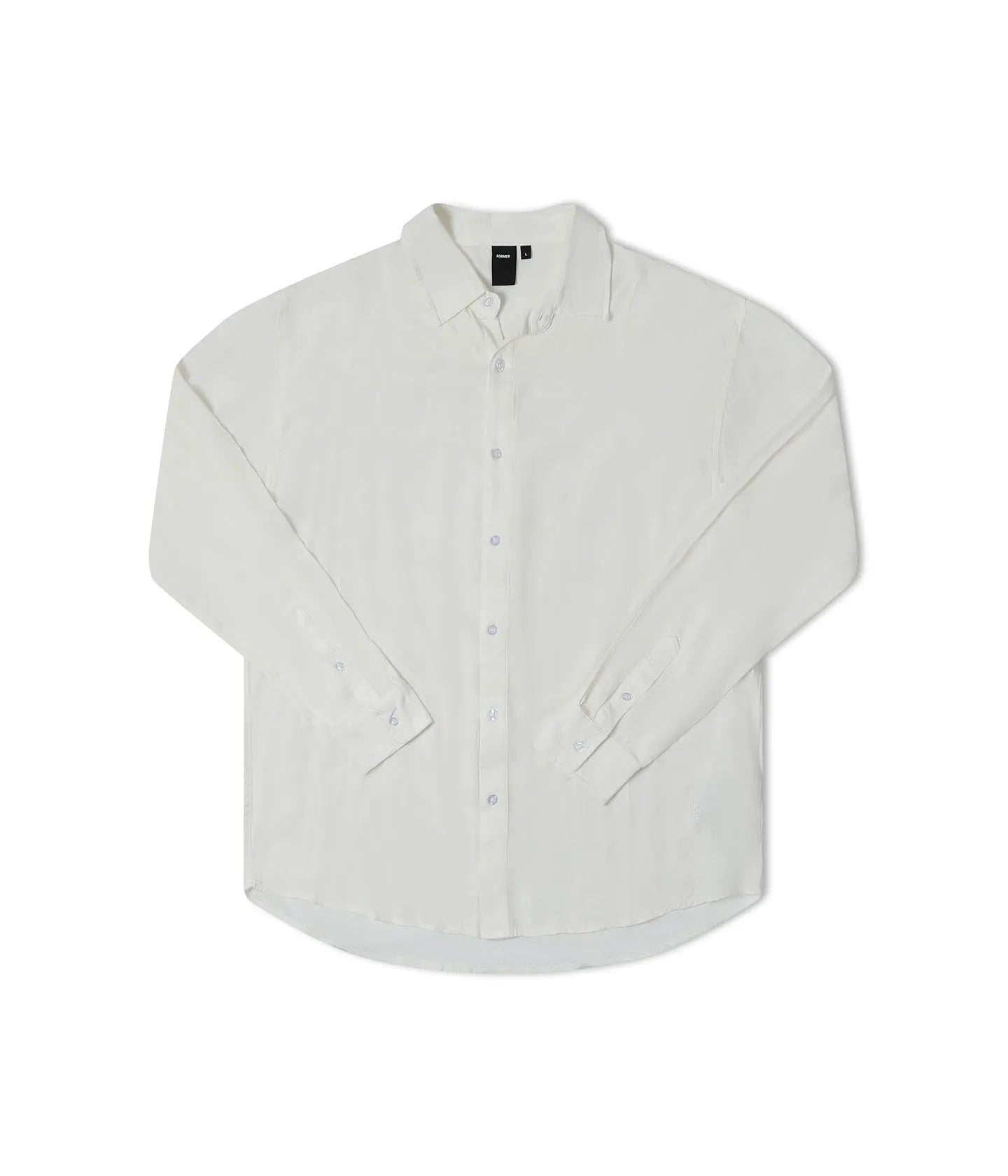 Former Merchandise - VIVIAN FUSE LS SHIRT - WHITE - ARROW & BEAST