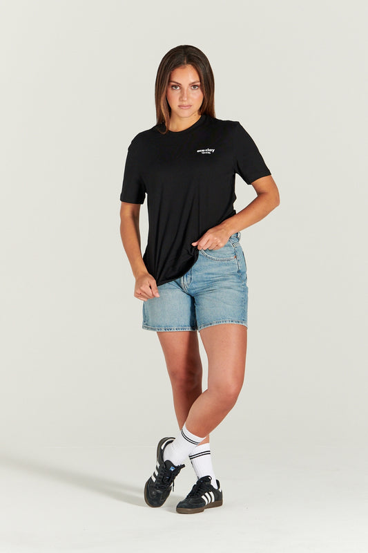 Sunday Tennis Club Tee Shirt Black