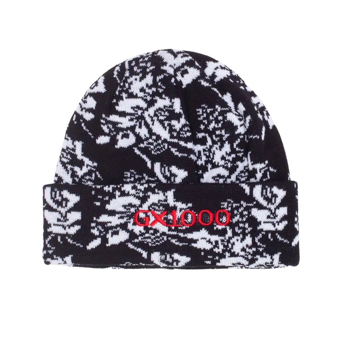 GX1000 Floral Beanie Black - ARROW & BEAST