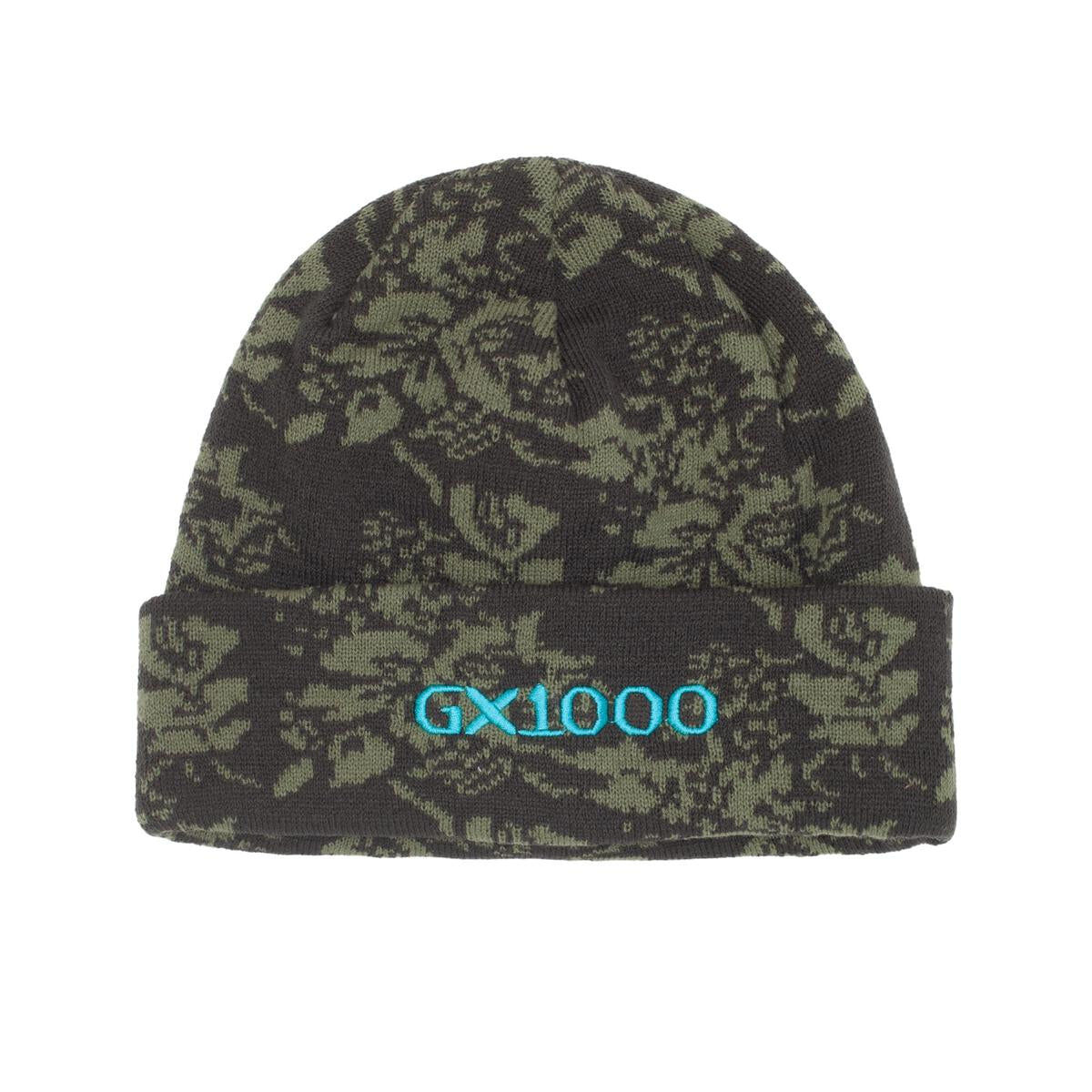 GX1000 Floral Beanie Green