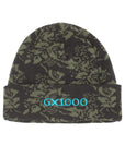 GX1000 Floral Beanie Green