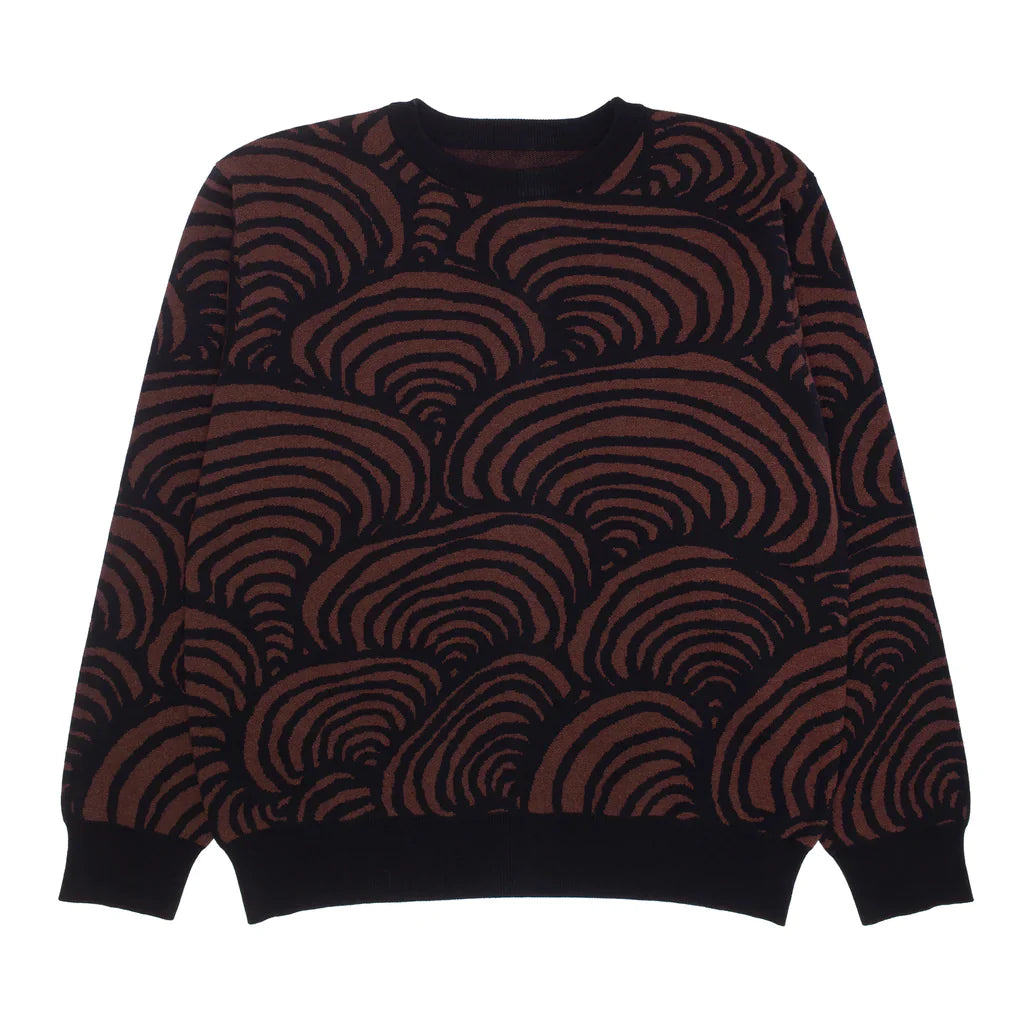 GX1000 Jacquard ZK Sweater Brown