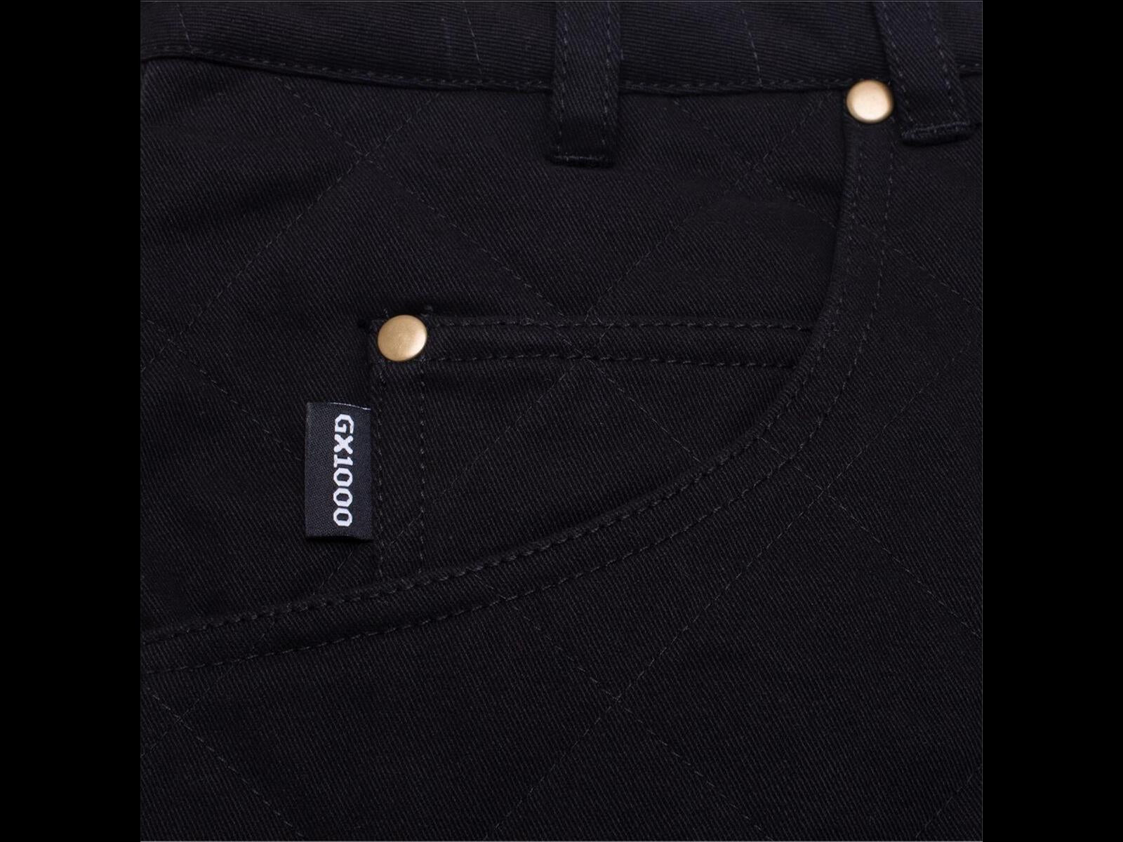 GX1000 - Baggy Quilted Pant - Black - ARROW & BEAST