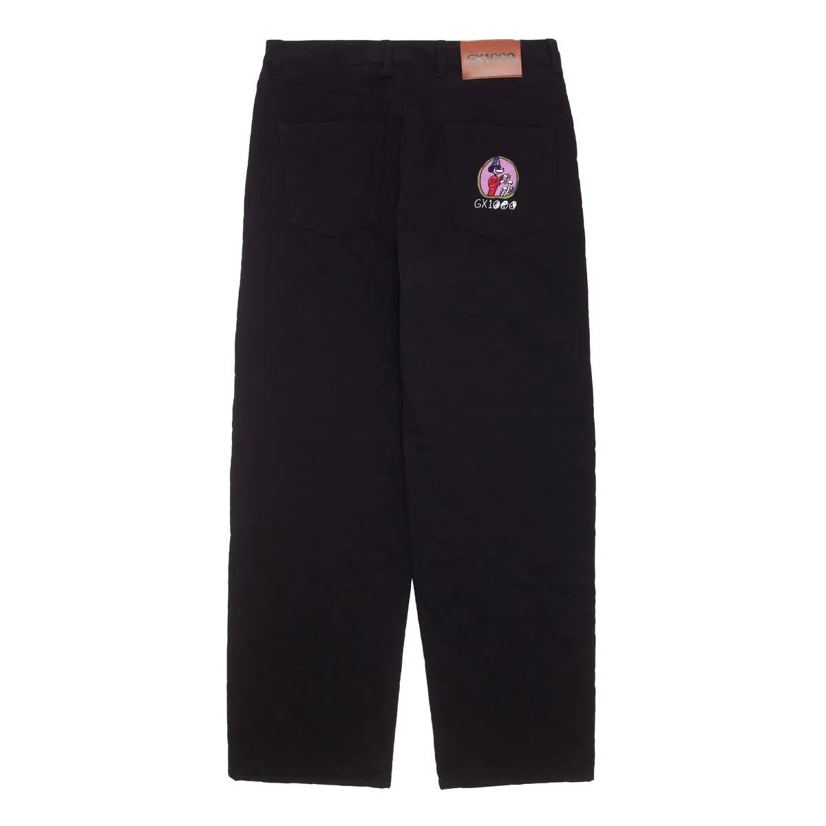 GX1000 - Baggy Quilted Pant - Black - ARROW & BEAST
