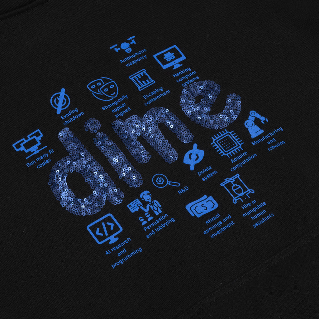 Dime MTL Agi Hoodie Hoodie Black