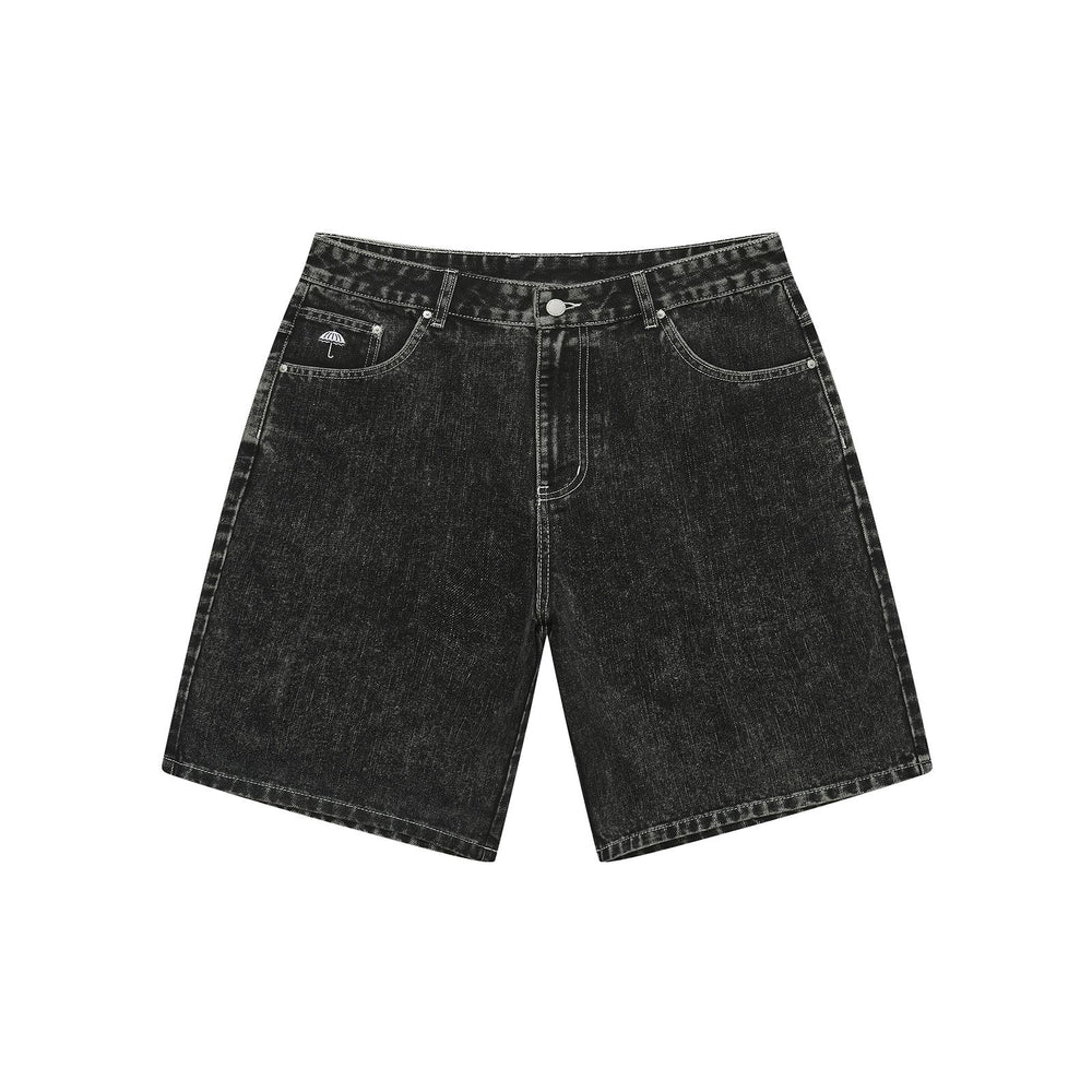 Helas Dieu Grec Jeans Shorts Washed Black