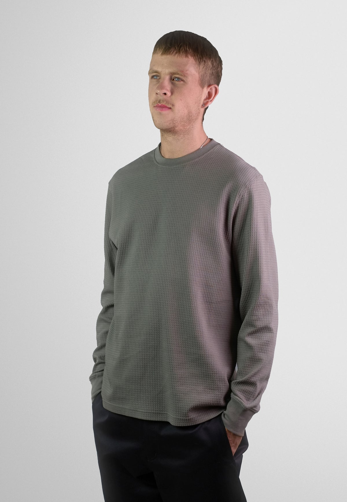 Waffle Long Sleeve Tee