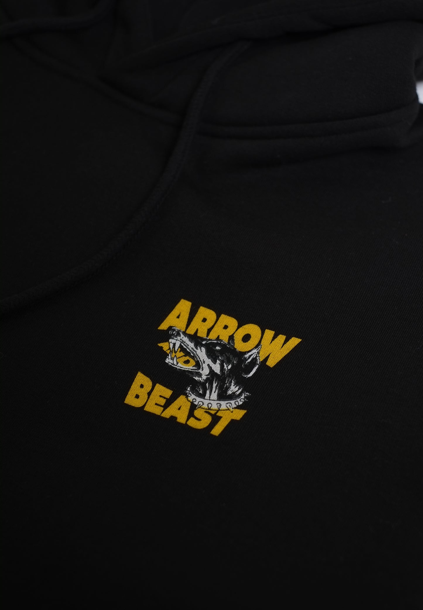 Arrow & Beast Doberman Hooded Sweatshirt Black