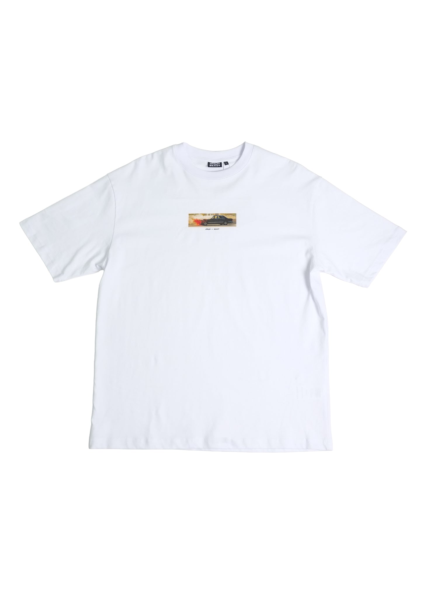 Arrow & Beast Auto Inferno T-Shirt White